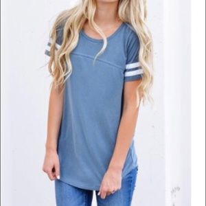 Women’s slate blue tunic